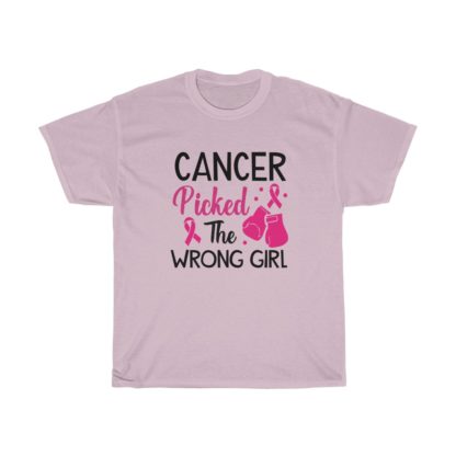 Cancer Picked The Wrong Girl Tee - Image 12