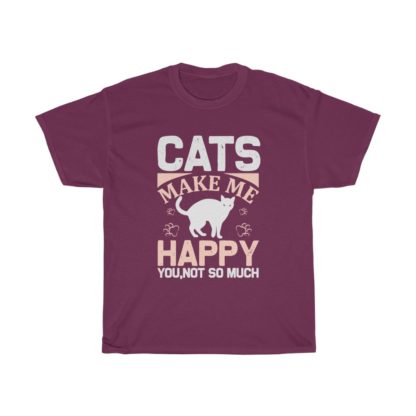 Cats Make Me Happy Tee