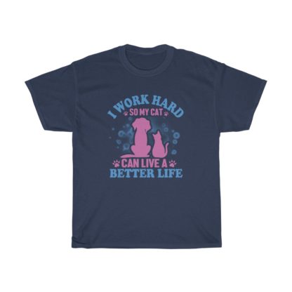 I Work Hard Tee - Image 7