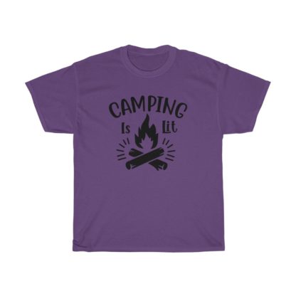 Camping Is Lit Tee - Image 7