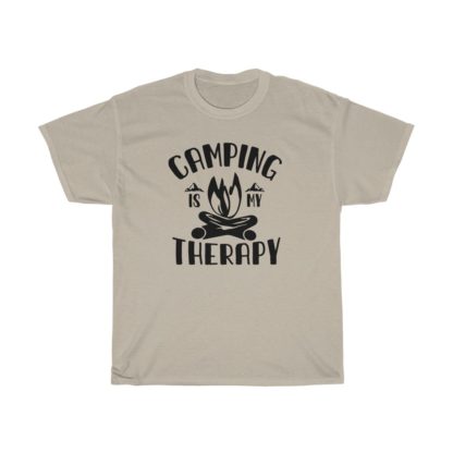 Camping Is My Therapy Tee - Image 3