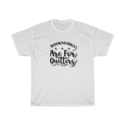 Bookmarks Are For Quitters Tee - Image 2