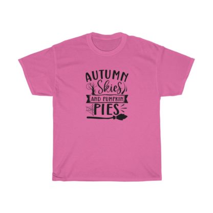 Autumn Skies And Pumpkin Pies Broom Tee - Image 10