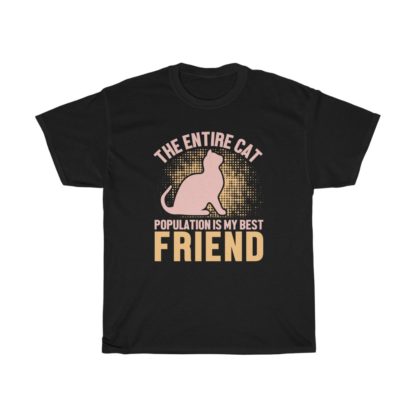 Cats Are Friends Tee - Image 3