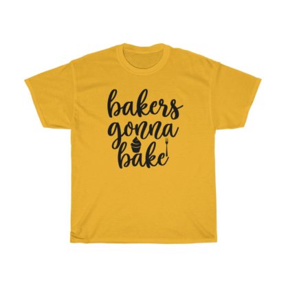 Bakers Gonna Bake Cupcake Tee - Image 4