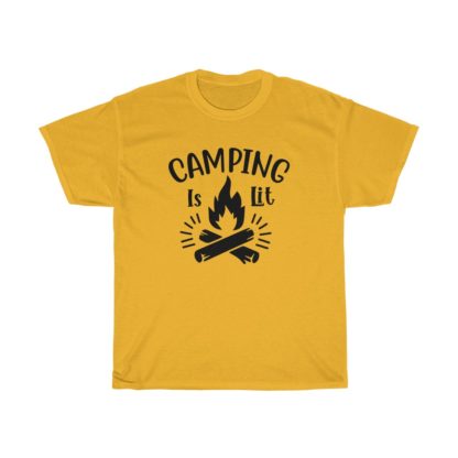 Camping Is Lit Tee - Image 4