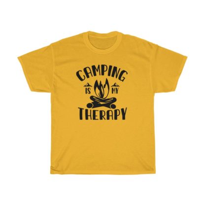 Camping Is My Therapy Tee - Image 4