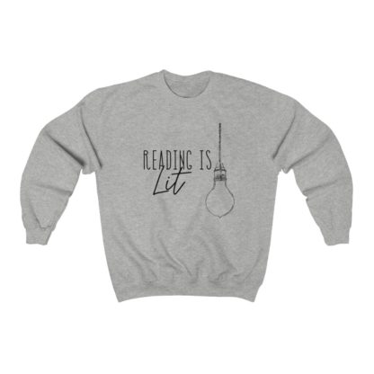 Reading Is Lit Crewneck Sweatshirt - Image 7