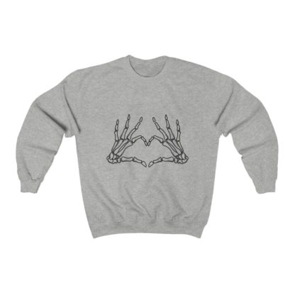 Skeleton Heart Crewneck Sweatshirt - Image 6