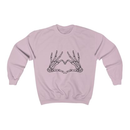 Skeleton Heart Crewneck Sweatshirt