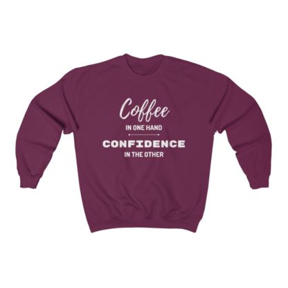 Coffee and Confidence Crewneck Sweatshirt - Image 8