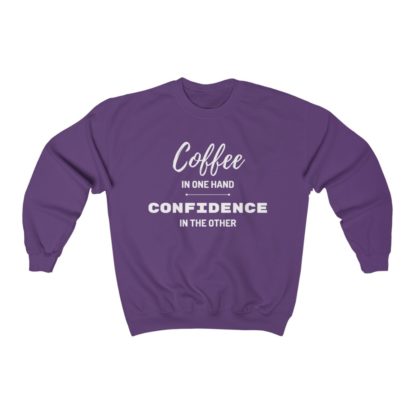 Coffee and Confidence Crewneck Sweatshirt - Image 6