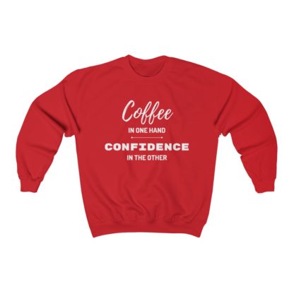 Coffee and Confidence Crewneck Sweatshirt - Image 9