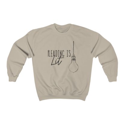 Reading Is Lit Crewneck Sweatshirt - Image 3