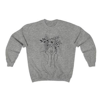 Beautiful Flowers Crewneck Sweatshirt - Image 3