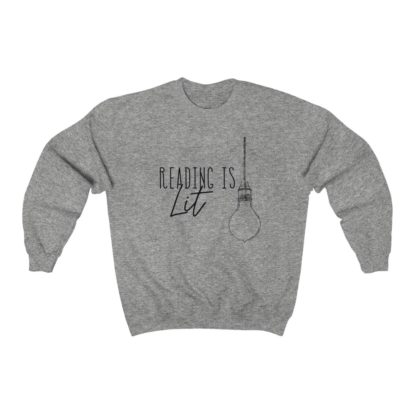 Reading Is Lit Crewneck Sweatshirt - Image 4