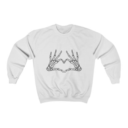 Skeleton Heart Crewneck Sweatshirt - Image 2