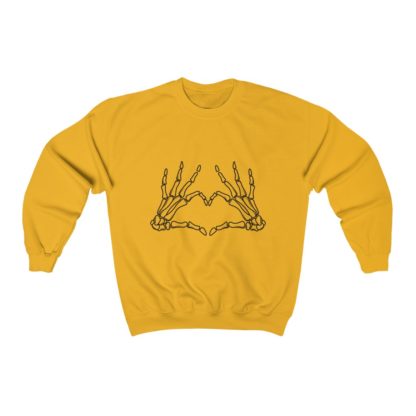 Skeleton Heart Crewneck Sweatshirt - Image 4