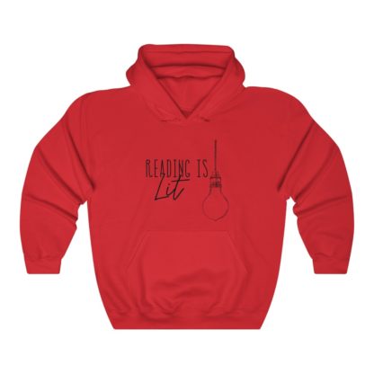 Reading Is Lit Hooded Sweatshirt - Image 7