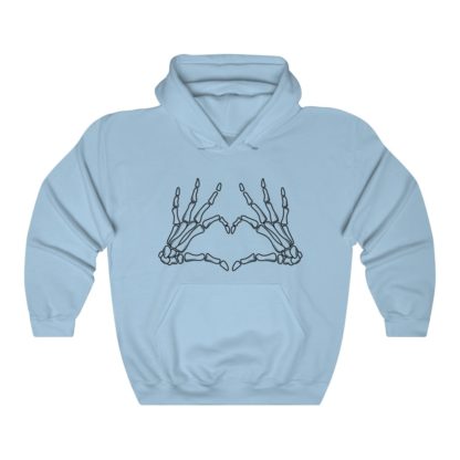 Skeleton Heart Hooded Sweatshirt - Image 6