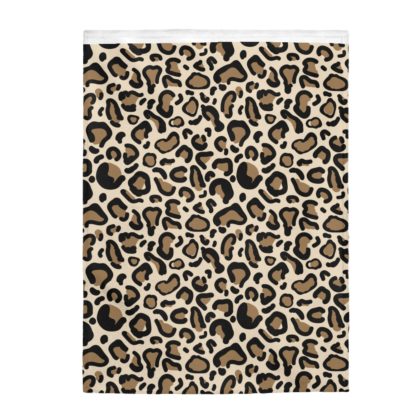 Leopard Velveteen Plush Blanket - Image 5