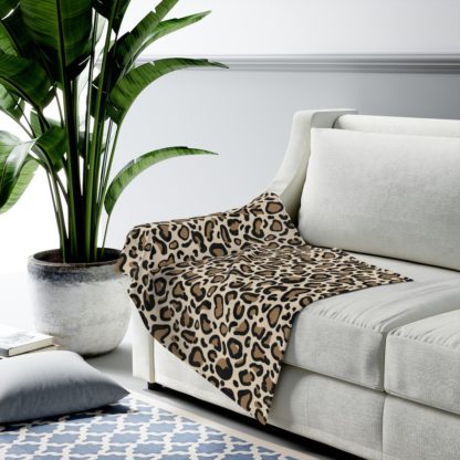 Leopard Velveteen Plush Blanket - Image 6