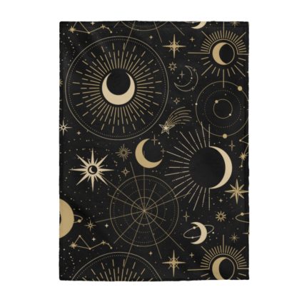 Astrology Velveteen Plush Blanket - Image 5