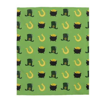 St. Patricks Velveteen Plush Blanket - Image 3