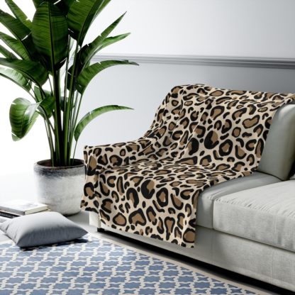 Leopard Velveteen Plush Blanket