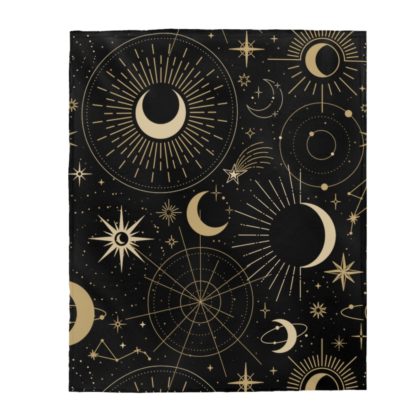 Astrology Velveteen Plush Blanket - Image 2