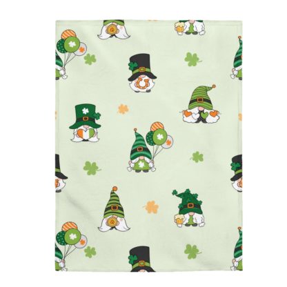 Leprechauns Velveteen Plush Blanket - Image 2