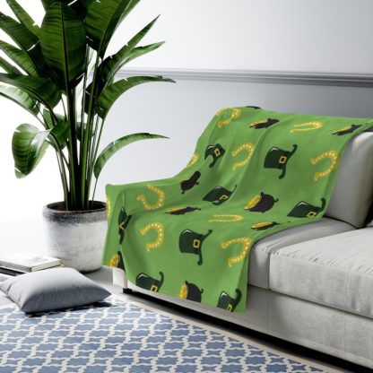 St. Patricks Velveteen Plush Blanket