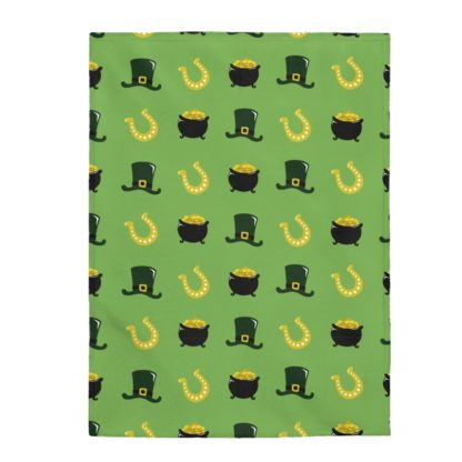 St. Patricks Velveteen Plush Blanket - Image 2