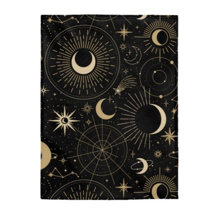 Astrology Velveteen Plush Blanket - Image 3