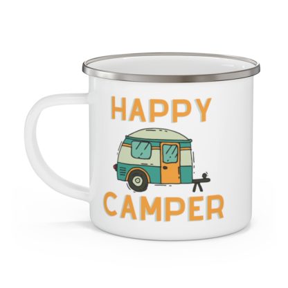 Happy Camper Enamel Mug - Image 3