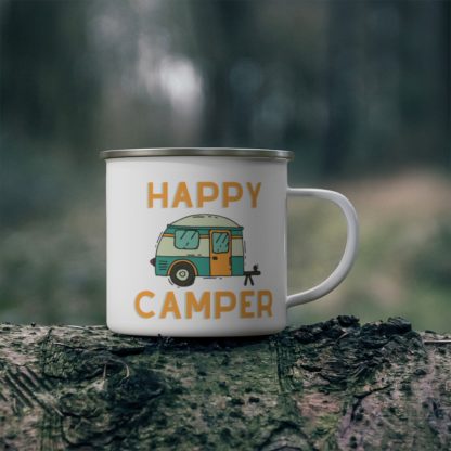 Happy Camper Enamel Mug - Image 4